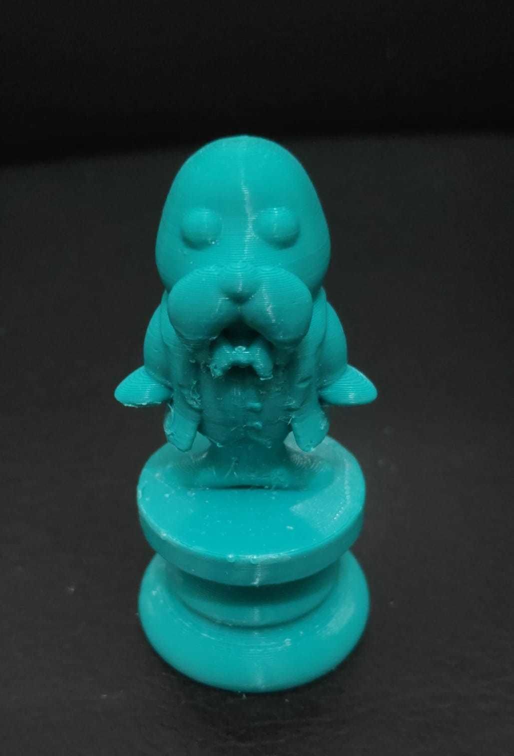 Alice Chess - Side B - Bishop - Walrus 3D print model_11
