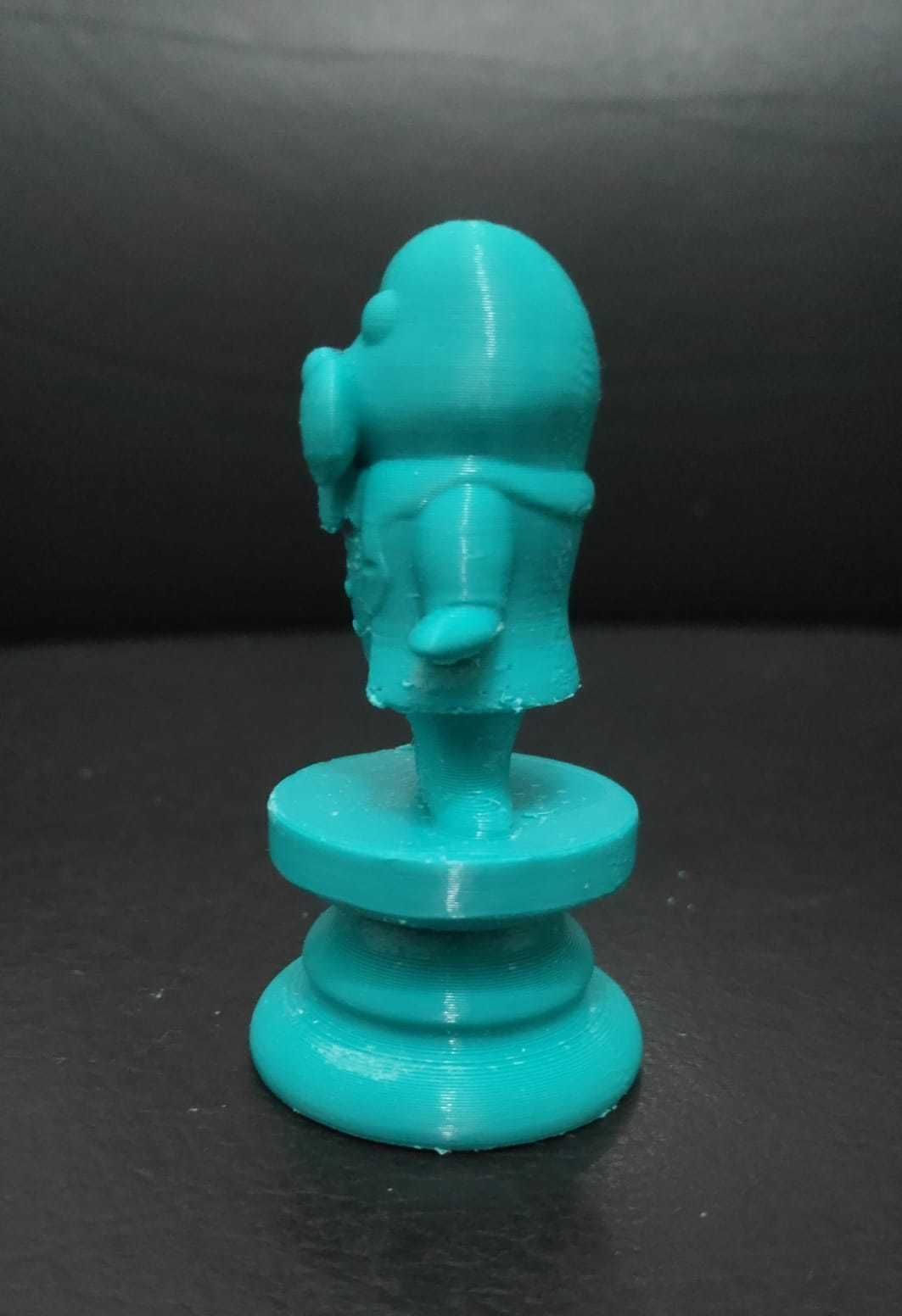 Alice Chess - Side B - Bishop - Walrus 3D print model_6