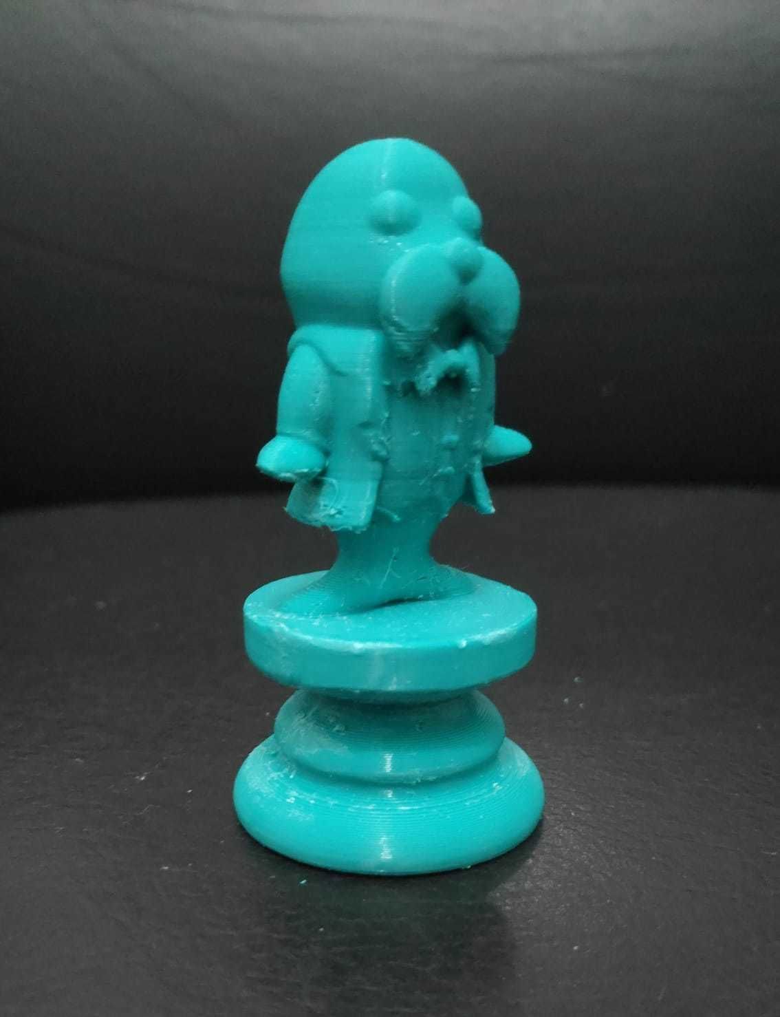 Alice Chess - Side B - Bishop - Walrus 3D print model_9