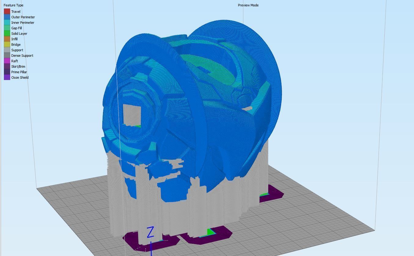 grendizer infinitism goldorak-2 versions -stl print 3d 3D print model_30