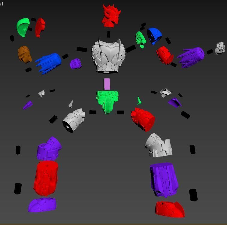 grendizer infinitism goldorak-2 versions -stl print 3d 3D print model_15