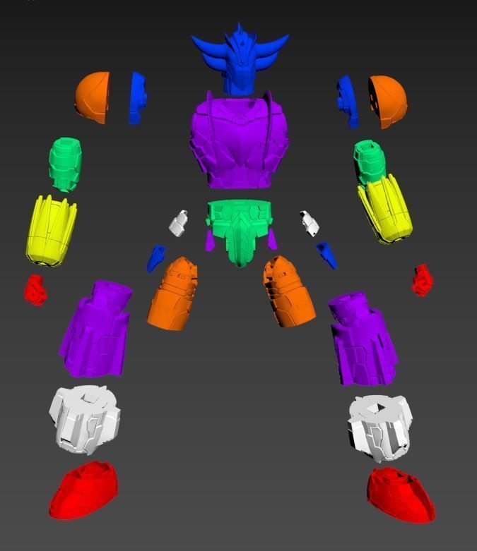 grendizer infinitism goldorak-2 versions -stl print 3d 3D print model_22