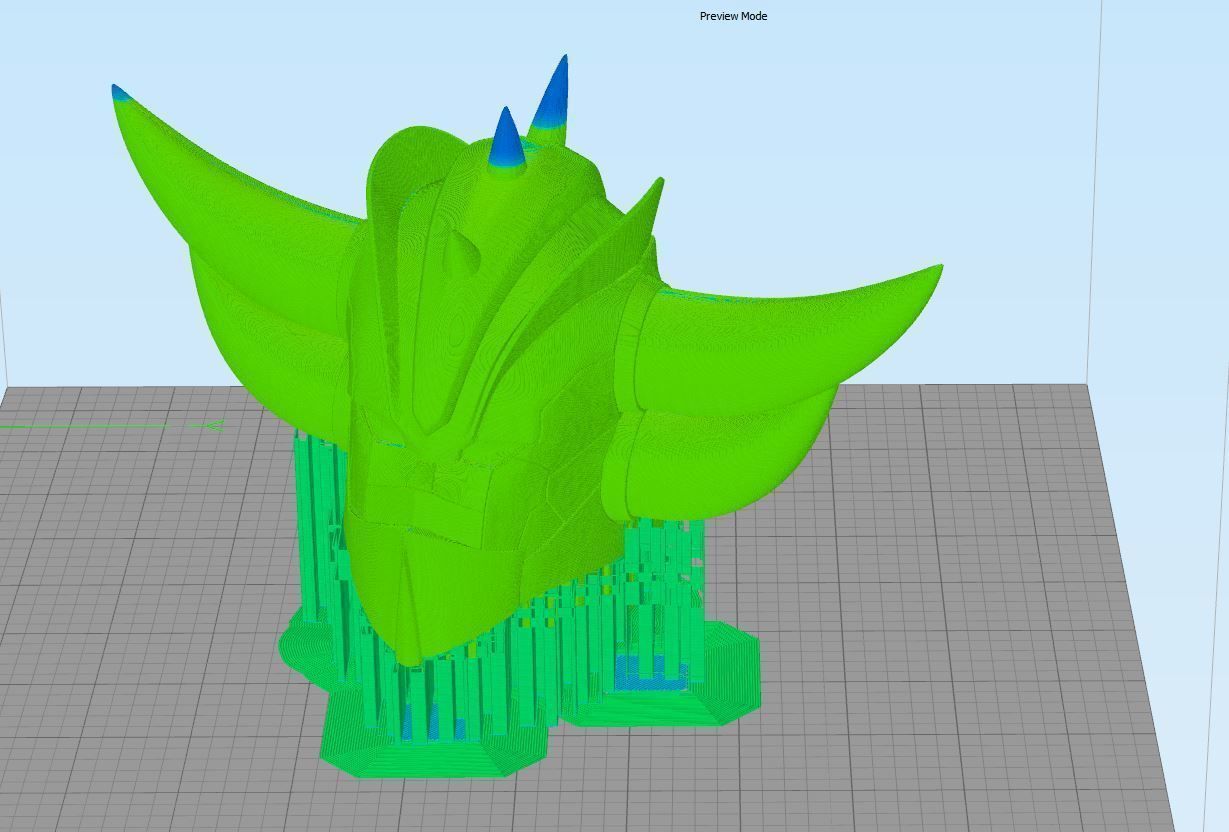 grendizer infinitism goldorak-2 versions -stl print 3d 3D print model_29