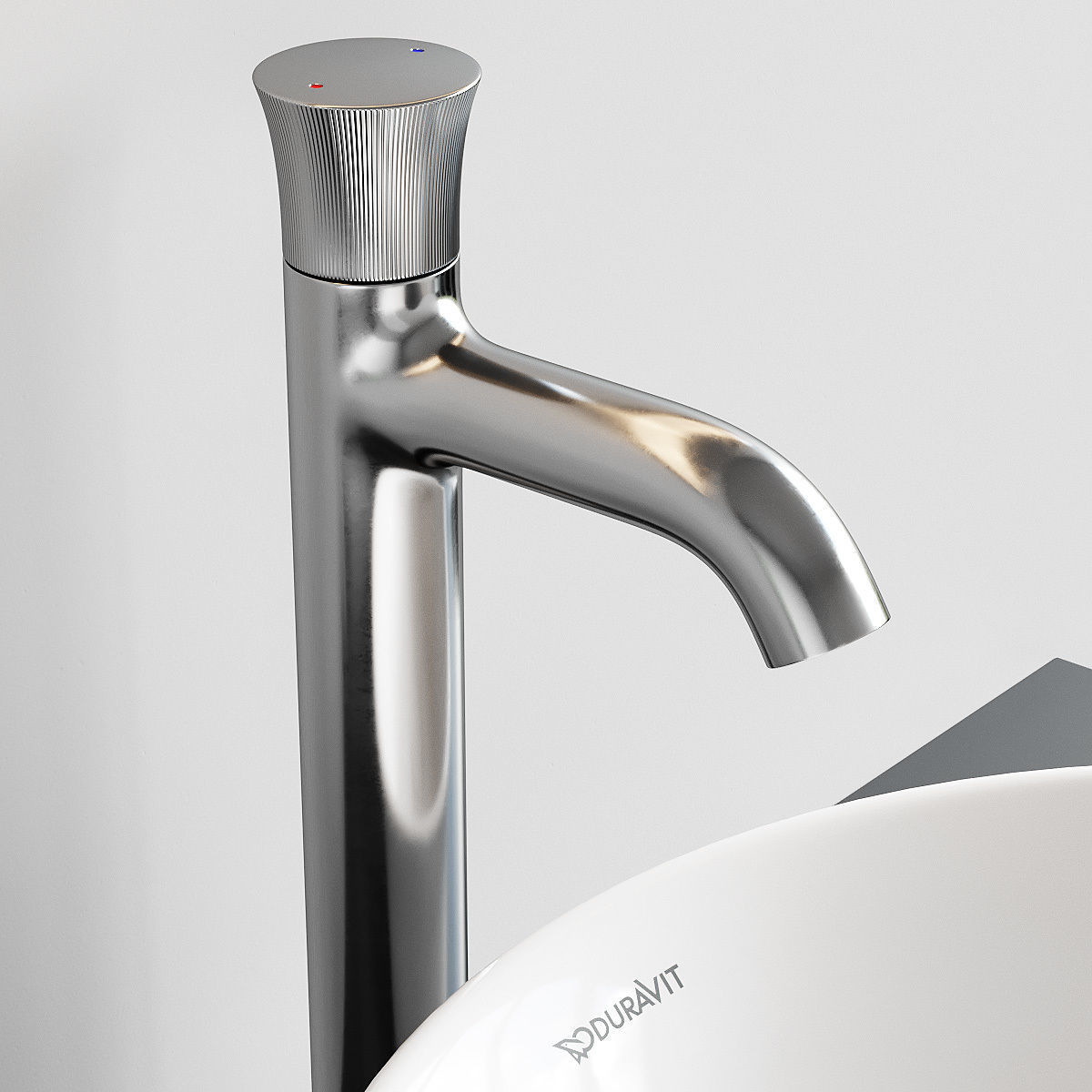 Duravit White Tulip Vanity Unit Set 3 3D model_3