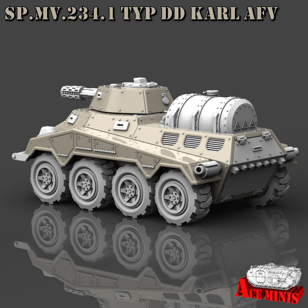 SPMV 234 LOTHAR APC AFV SPM MRL SPAAG 3D print model_7