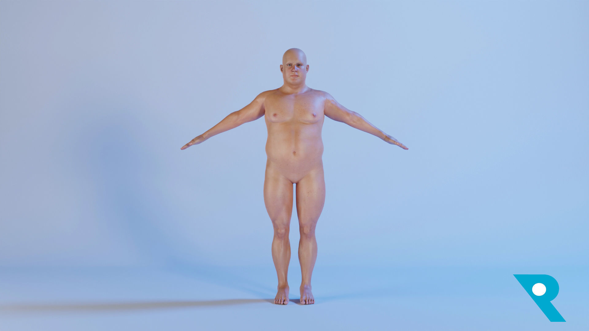 Realistic Male Character - Deric 3D model_1