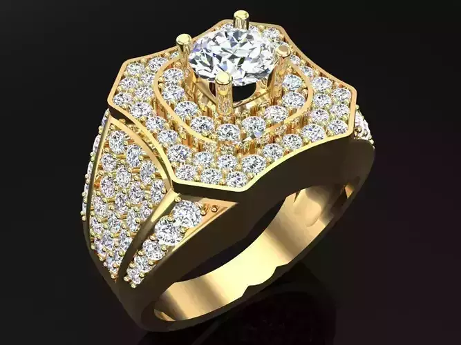 Diamond Rings - Mens Rings - N338