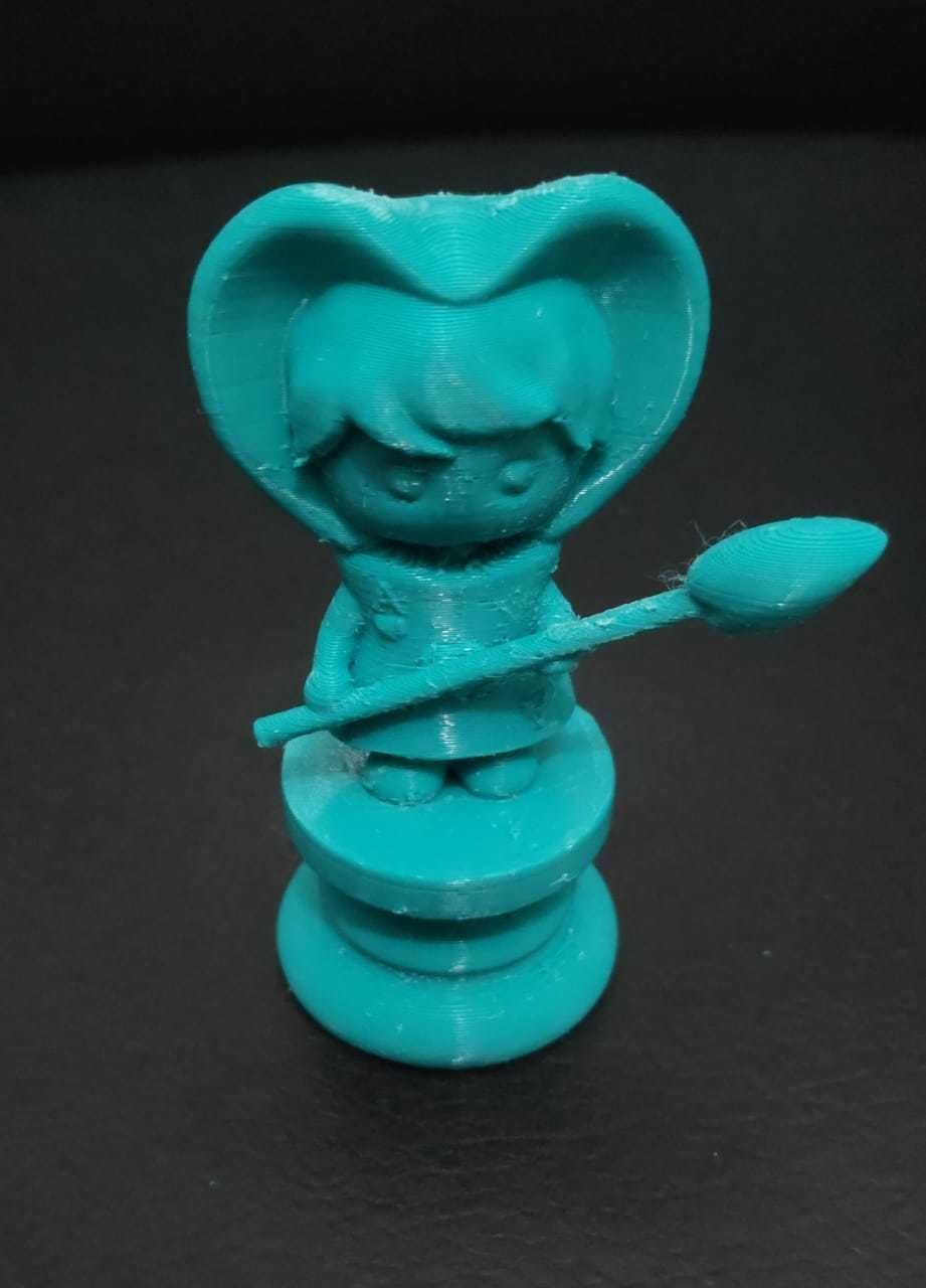 Alice Chess - Side B - Pawn - Trump Soldier 3D print model_10