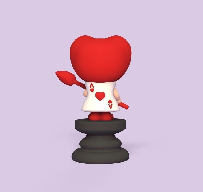 Alice Chess - Side B - Pawn - Trump Soldier 3D print model_2