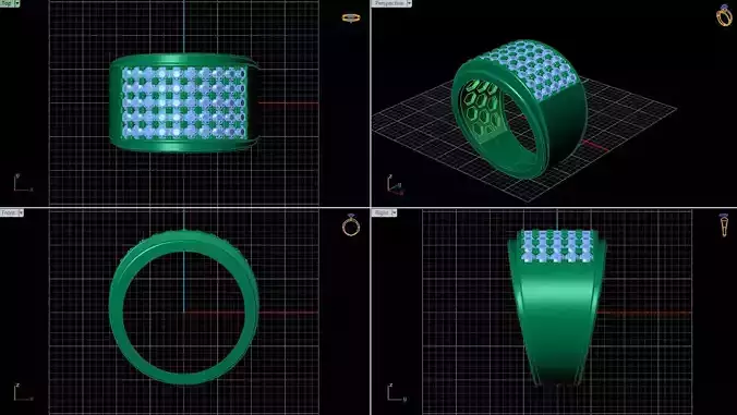 Band ring for men - supper style CG20220001