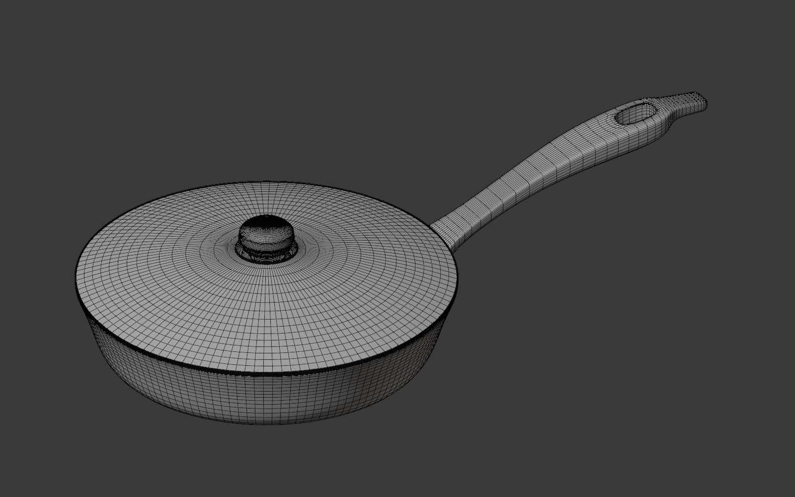 Iron Skillet 3 3D model_4