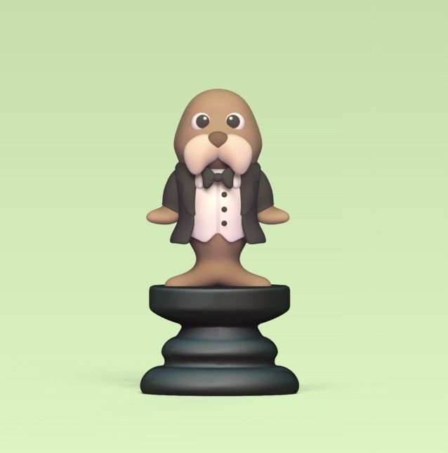 Alice Chess - Side B 3D print model_3