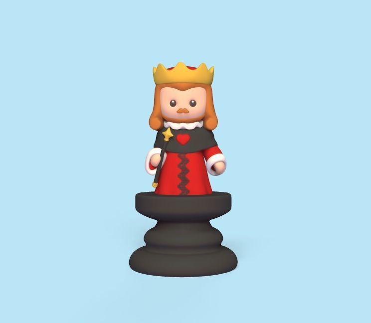 Alice Chess - Side B 3D print model_4
