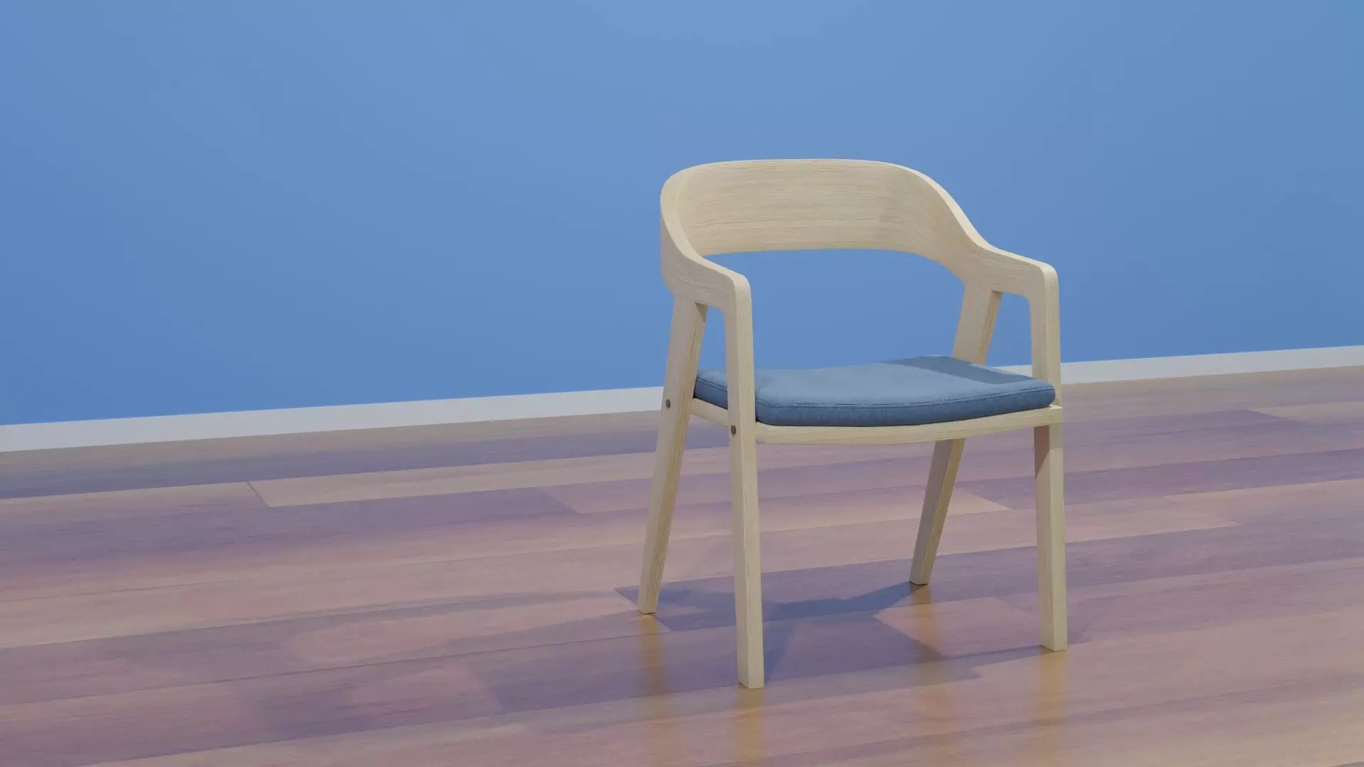 Simple Chair 7 3D model_0
