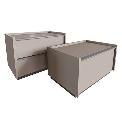 Lansot Verona NS Bedside Cabinet 3D model
