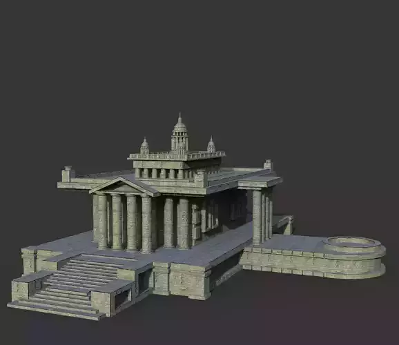 Old Temple 3D model