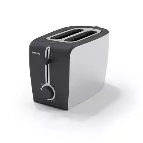 Modern Silver Toaster