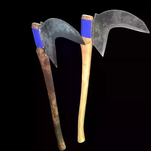 Anti-Zombies Crafted weapon Low-poly 3D model