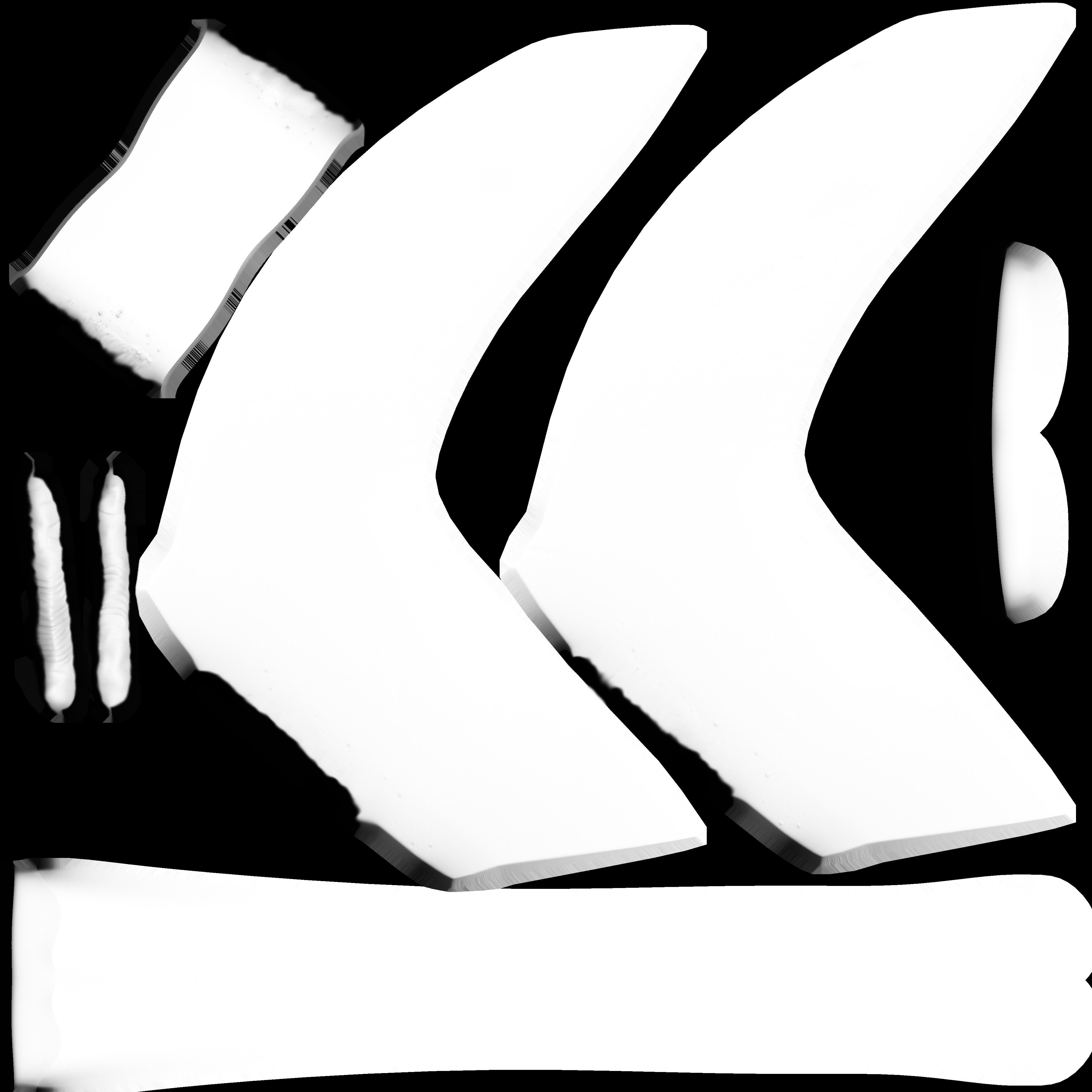 Anti-Zombies Crafted weapon Low-poly 3D model_14