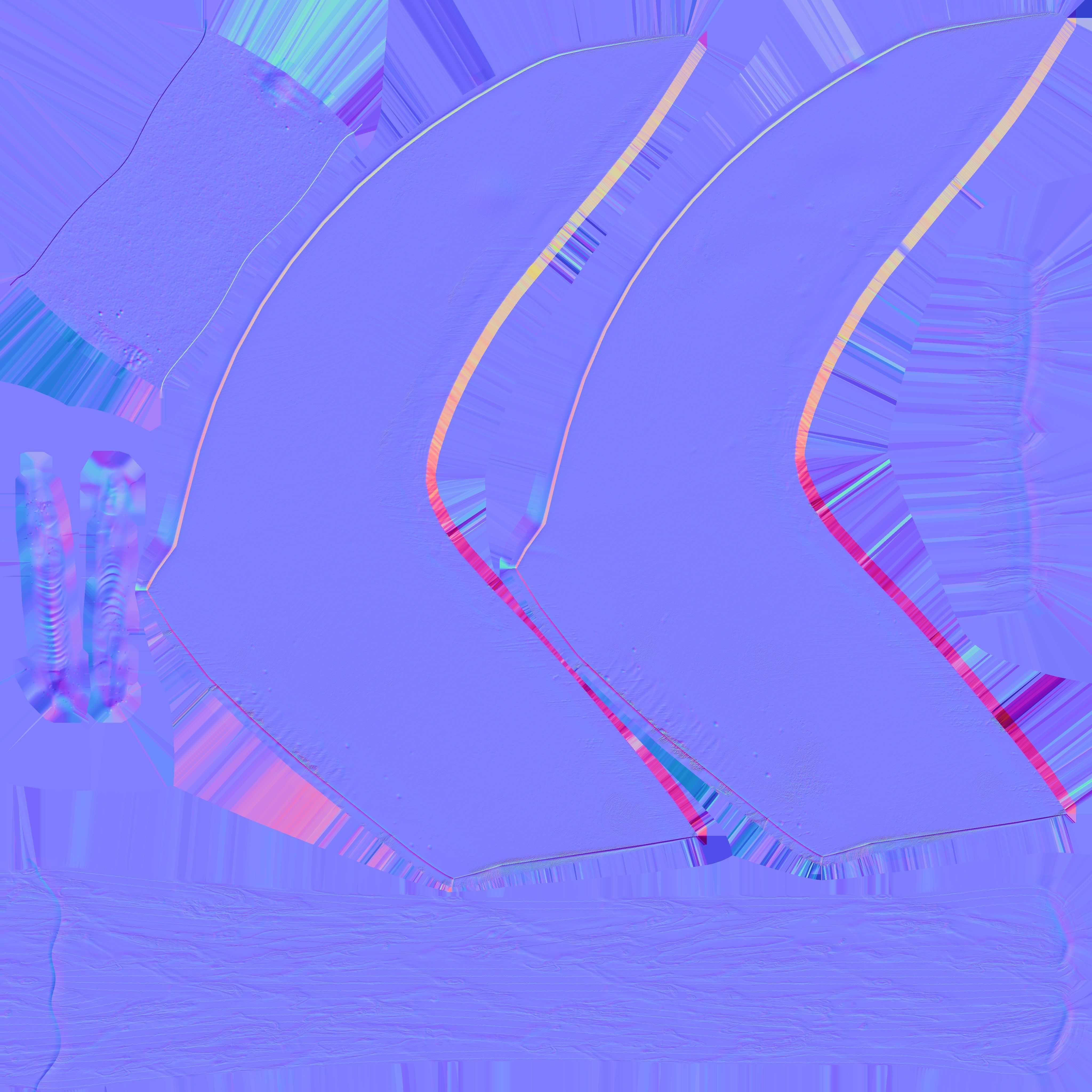 Anti-Zombies Crafted weapon Low-poly 3D model_17