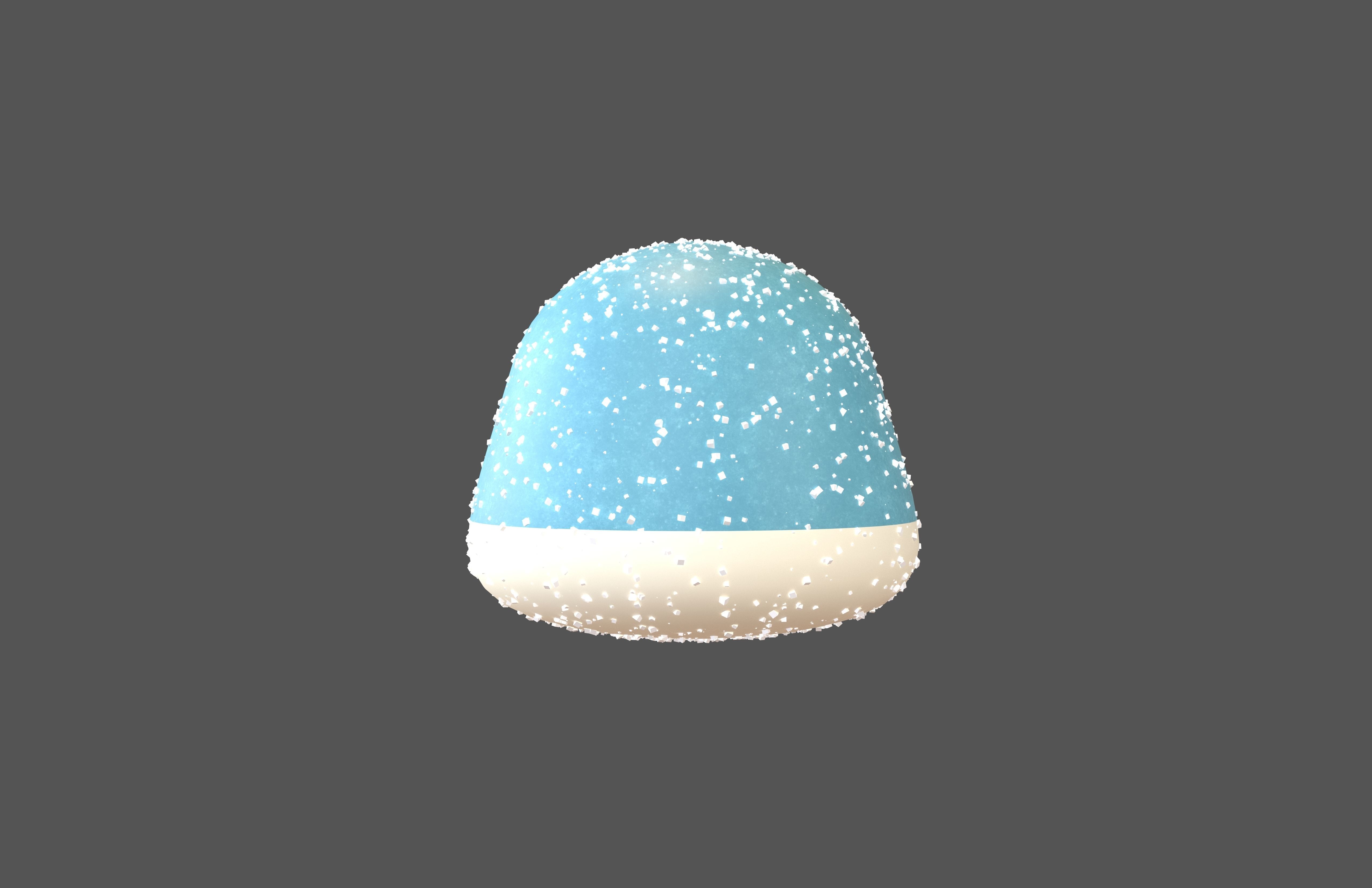 Petite Pufflettes Gummy v2 005 Low-poly 3D model_1