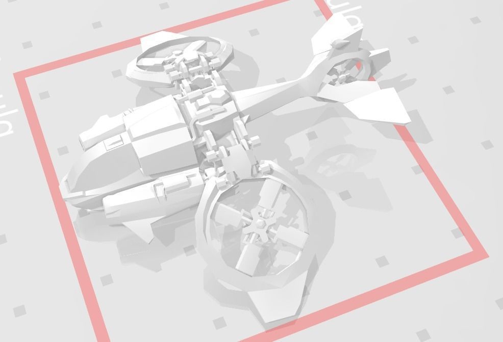 Banshee HD 3D print model_1