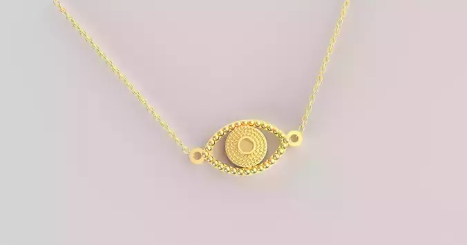 Eye Shape Pendant