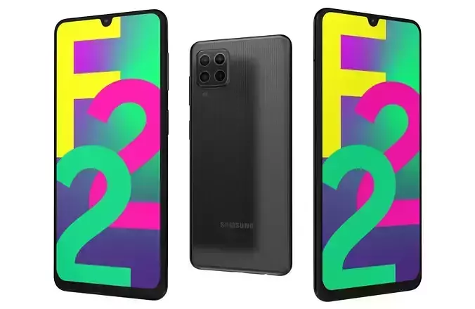 Samsung Galaxy F22 Awesome Black 3D model