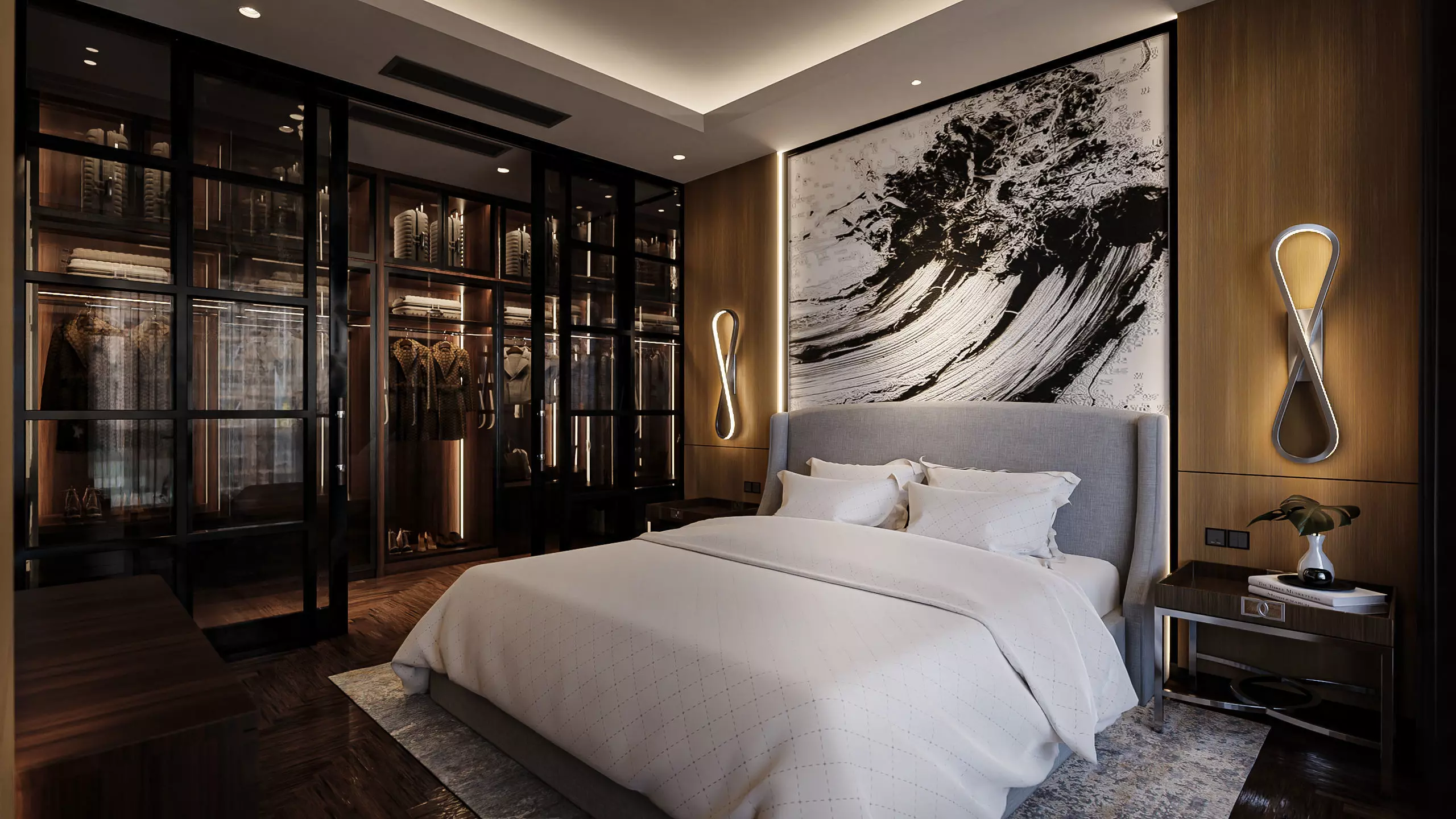 Apartment Studio 64 m2 Blender - Fbx - Obj Low-poly 3D model_0