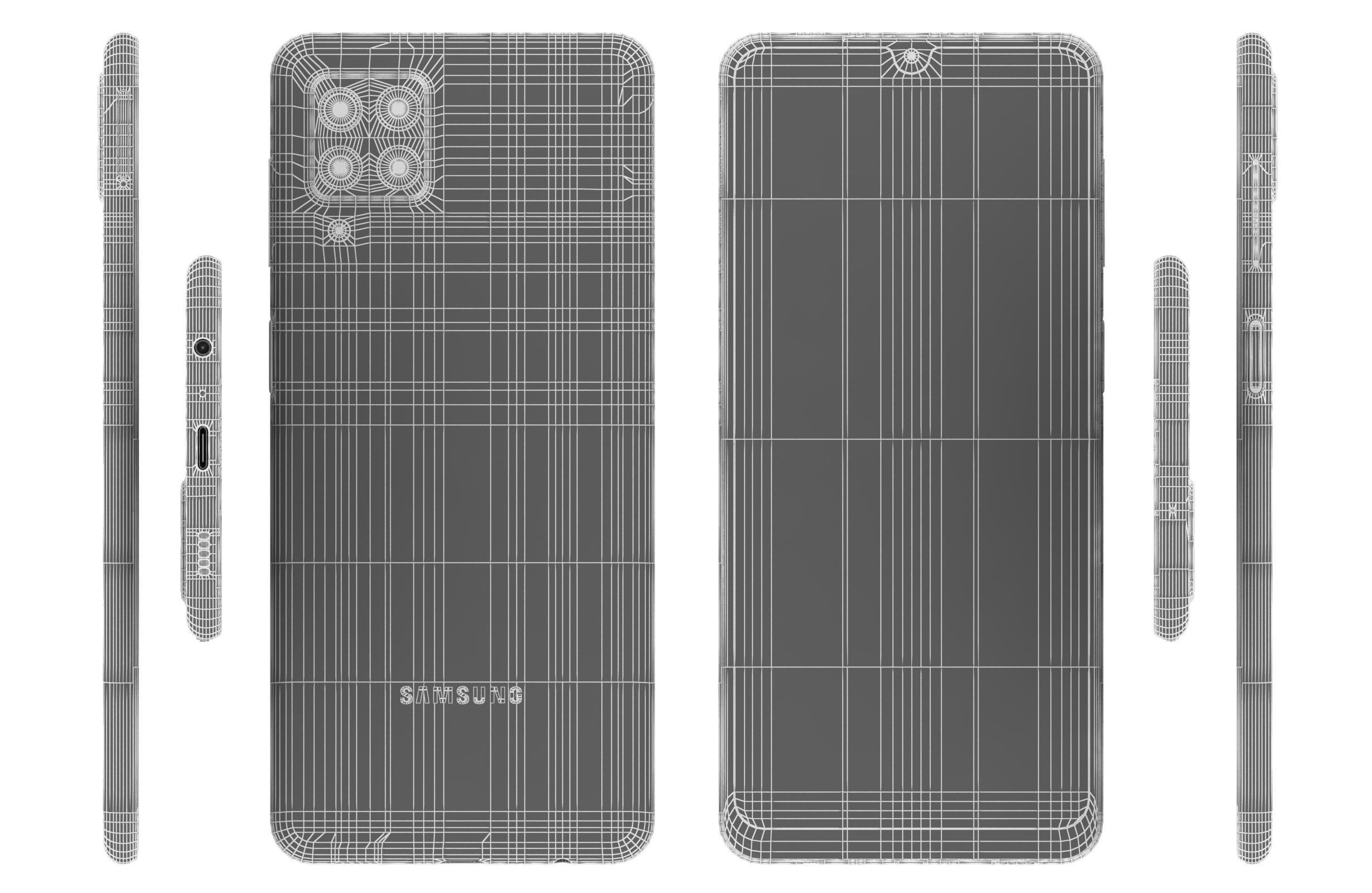 Samsung Galaxy F22 All Colors 3D model_27