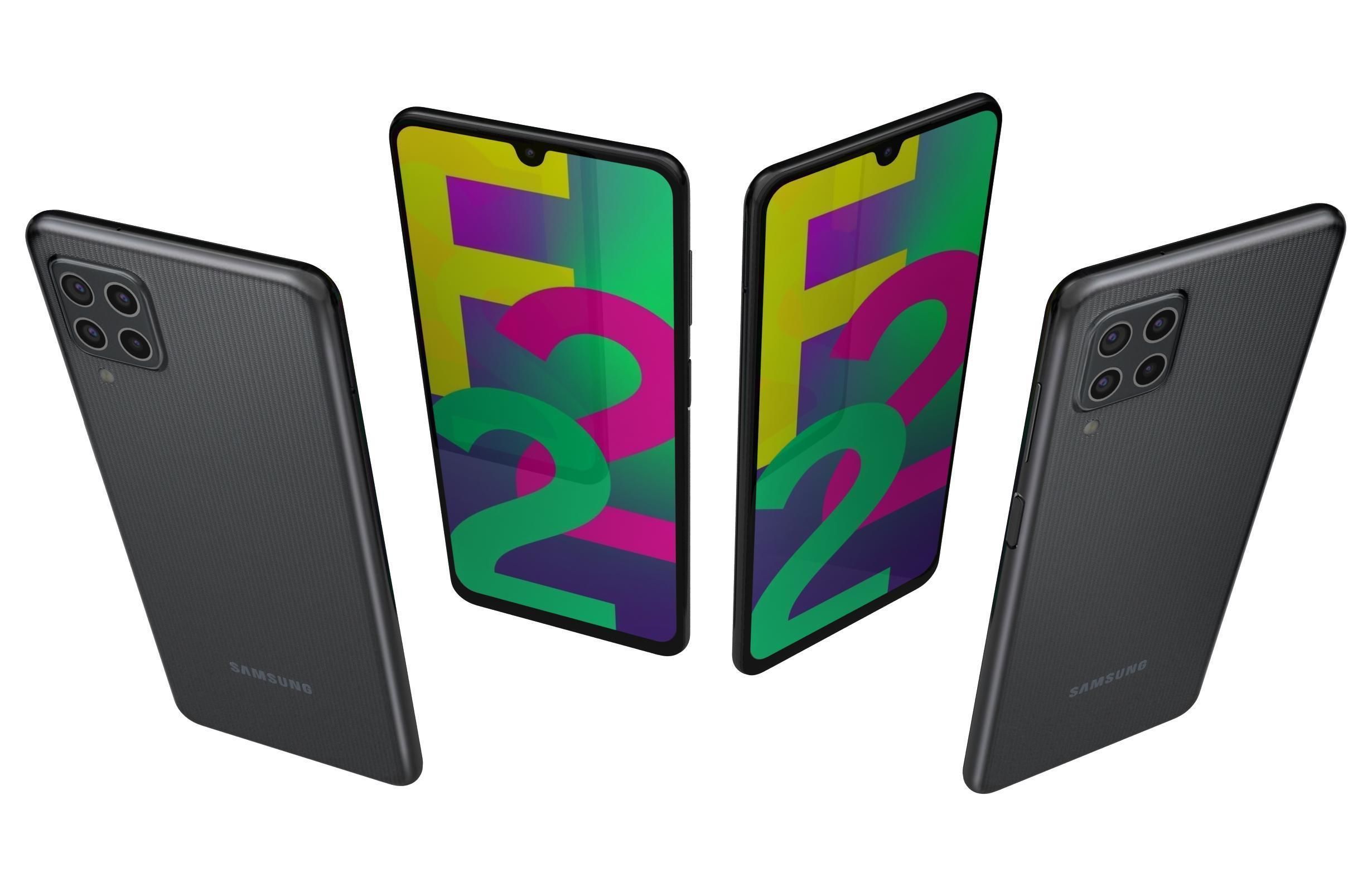 Samsung Galaxy F22 All Colors 3D model_18