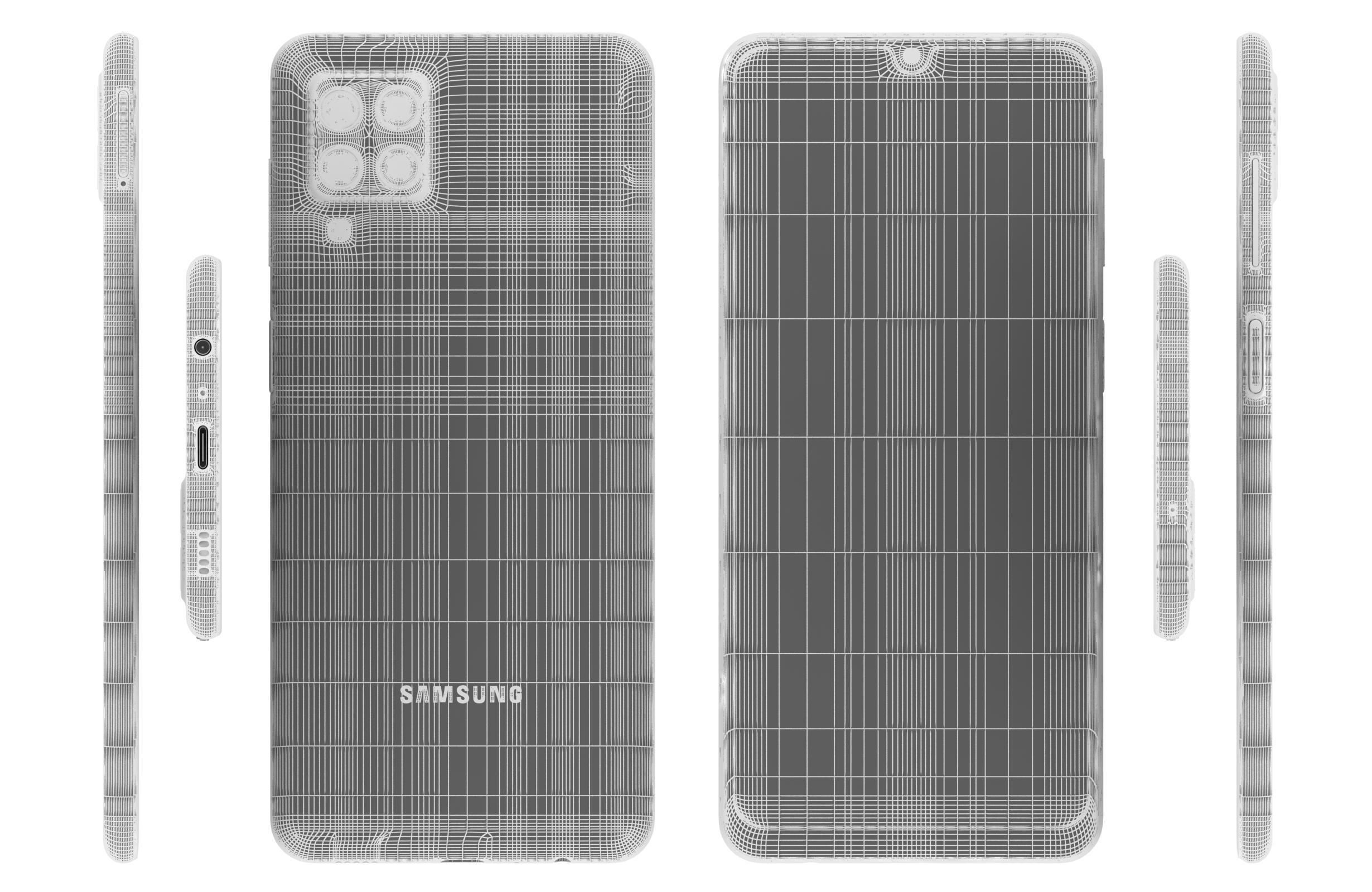 Samsung Galaxy F22 All Colors 3D model_28