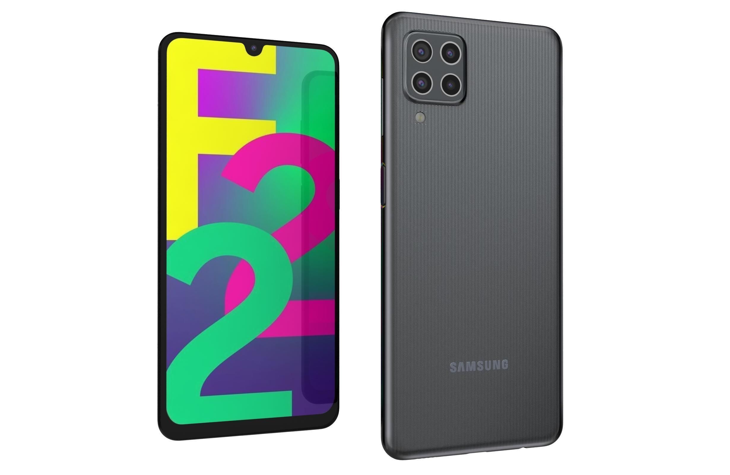 Samsung Galaxy F22 All Colors 3D model_21