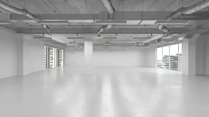 Industrial Office Space 3D model