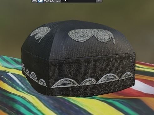 Uzbek doppi 3D model
