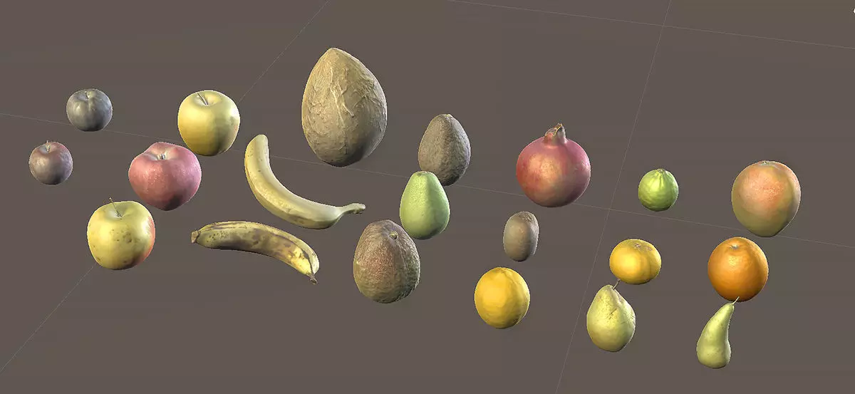 Scan Fruit Pack - Props Low-poly 3D model_0