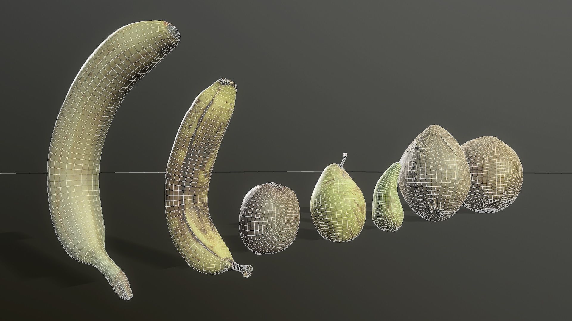 Scan Fruit Pack - Props Low-poly 3D model_5