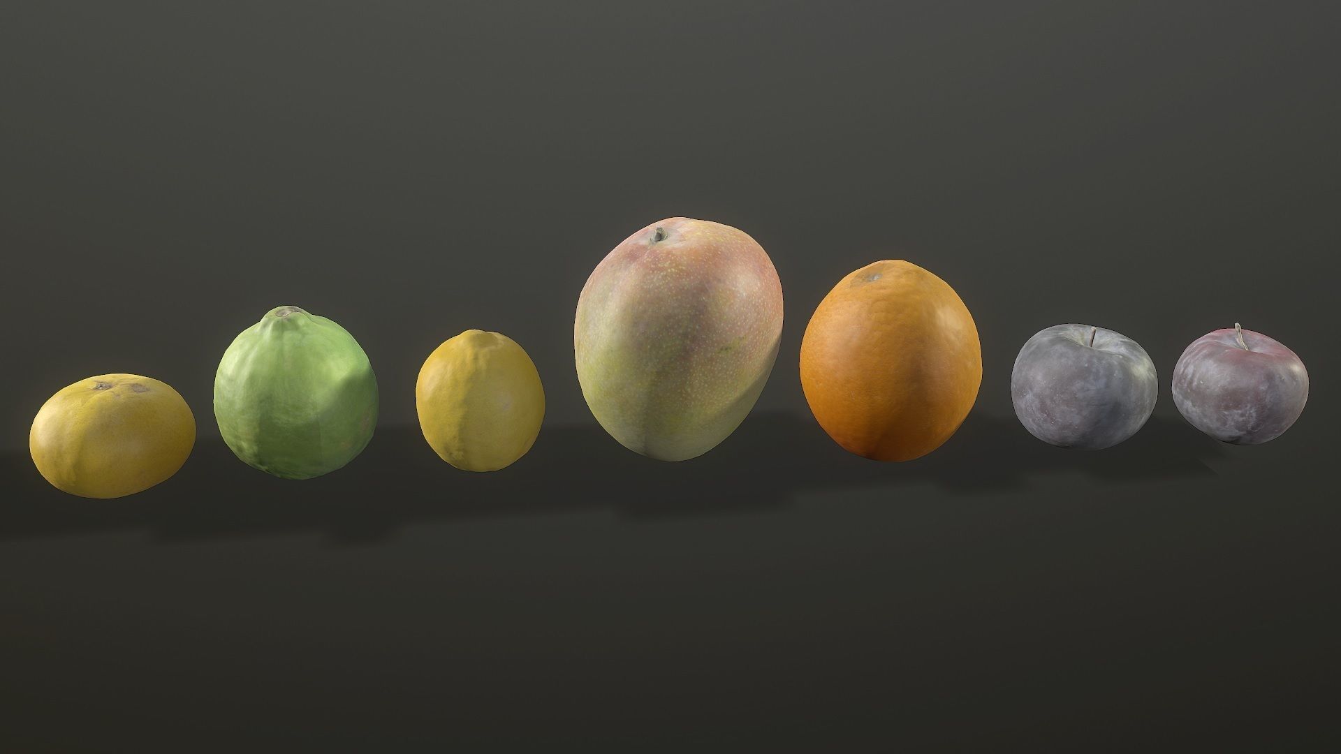 Scan Fruit Pack - Props Low-poly 3D model_6