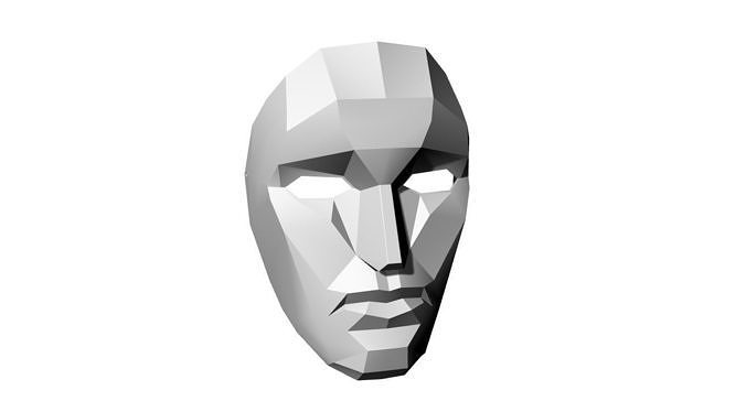 Squid Game  Front Man Mask 3D Printable 3D print model