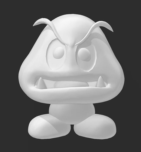 NINTENDO GOOMBA - SUPER MARIO - HI RES 3D PRINTING FILE 3D print model