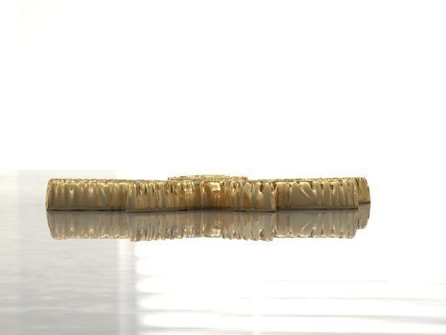 marijuana gold leaf 3D print model_12