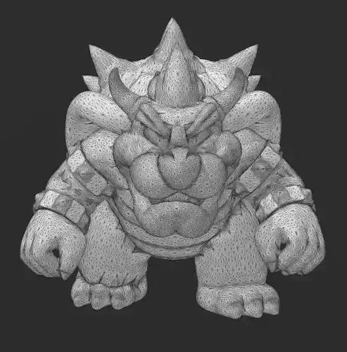 NINTENDO BOWSER - SUPER MARIO - 3D PRINTING FILE 3D print model