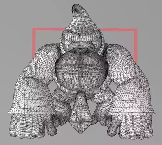 NINTENDO DONKEY KONG with BARREL and  LOGO - 3d PRINT