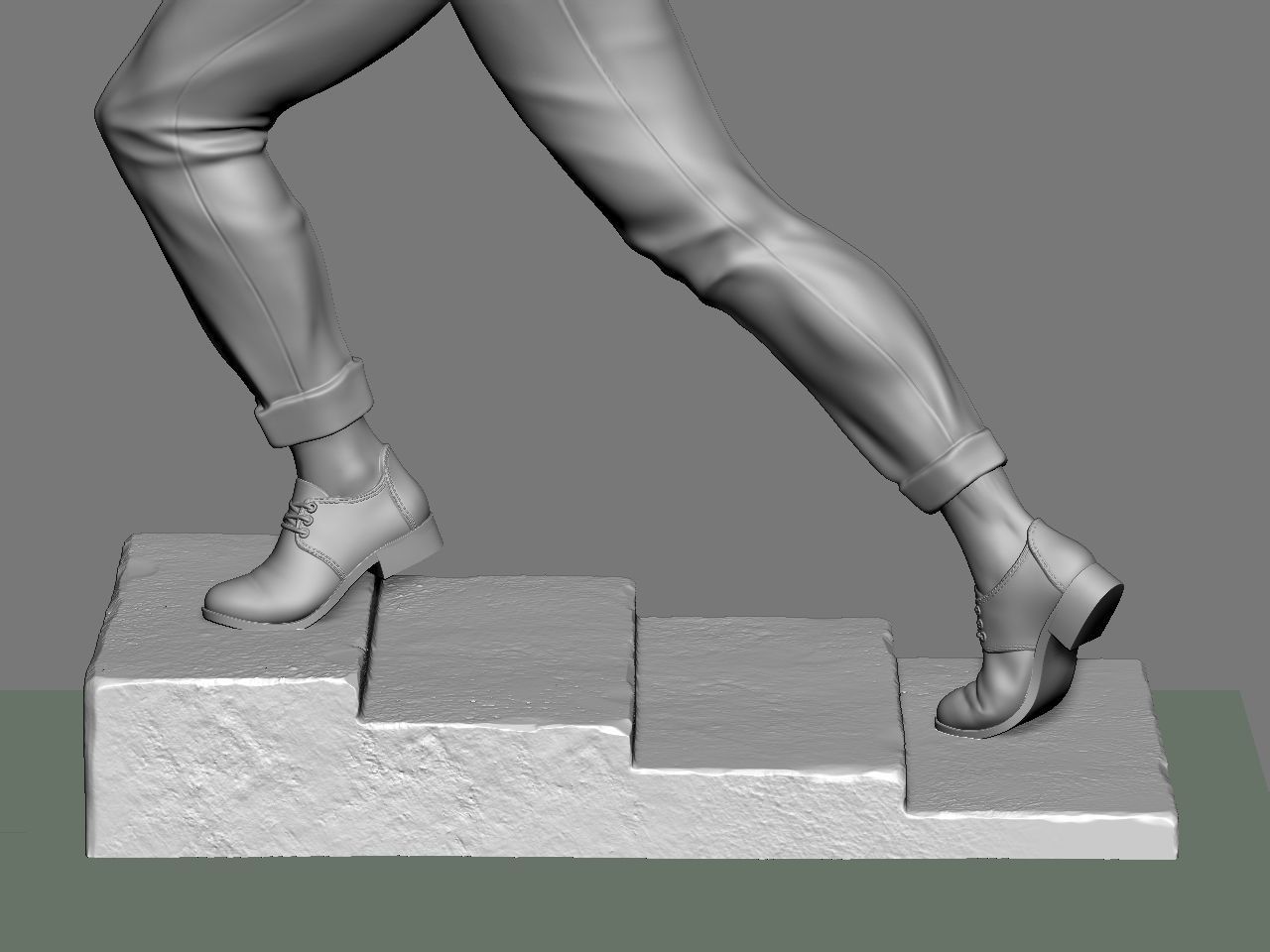 SuperGirl Run 3D print model_45