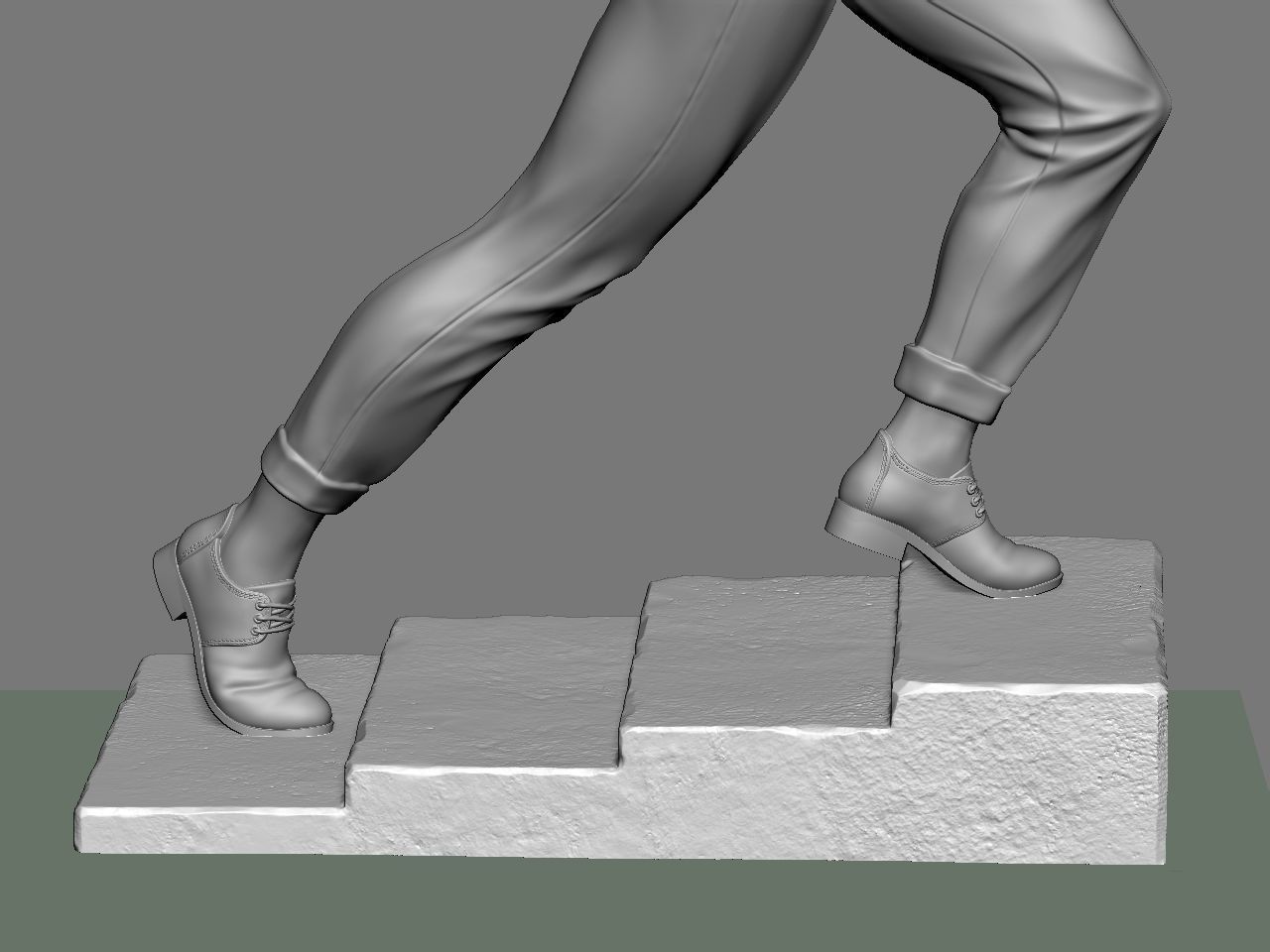 SuperGirl Run 3D print model_37