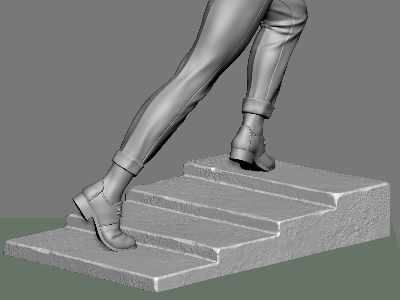 SuperGirl Run 3D print model_39