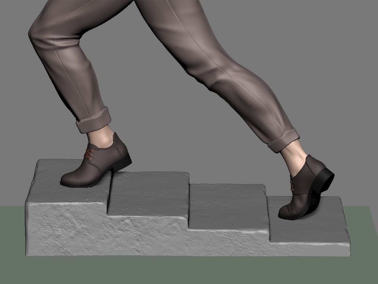 SuperGirl Run 3D print model_44