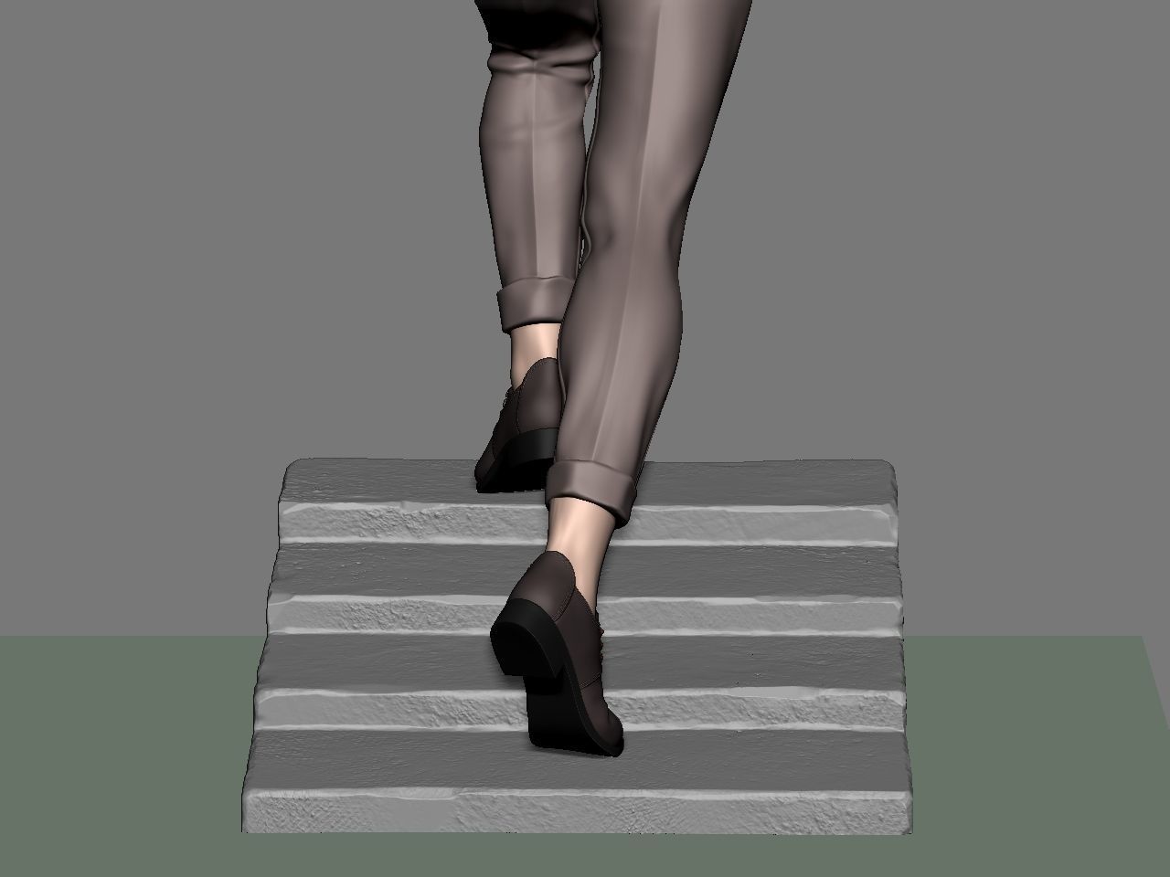 SuperGirl Run 3D print model_40