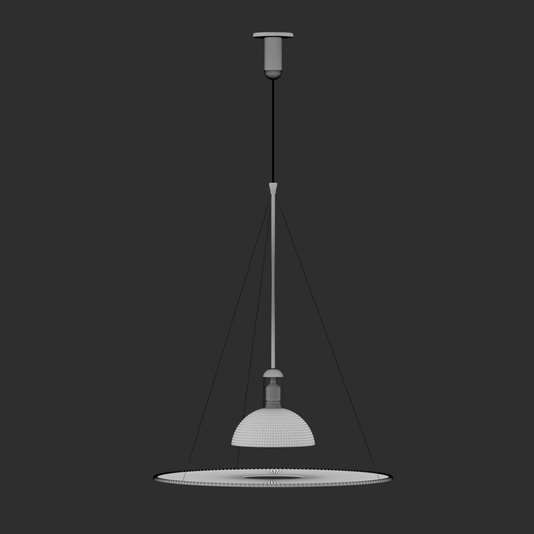  Frisbi lamp 3D model_4