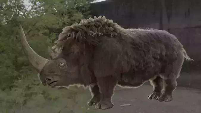 shaggy rhinoceros